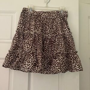 Cheetah print skirt from cute boutique!